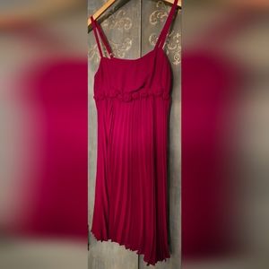 NICOLE by Nicole Miller Rose Buds Flouncy Pleated Dress (4)